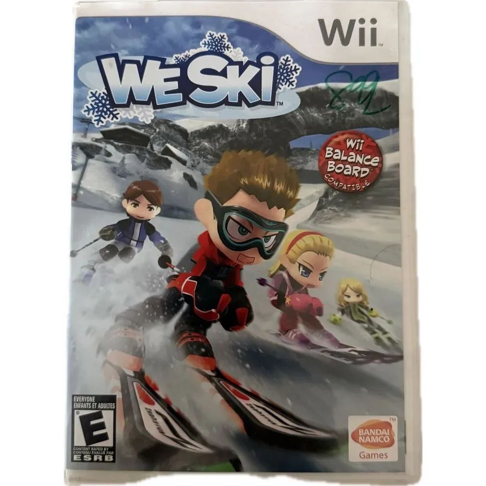 We Ski and Snowboard (Nintendo Wii , 2009) With Manual Untested